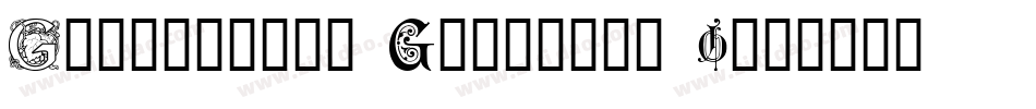 Ornamental Initials J字体转换